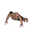Push Up - Bar Wide Grip